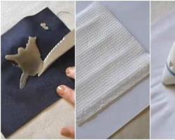 Как можно отстирать воск от одежды из разных типов ткани?